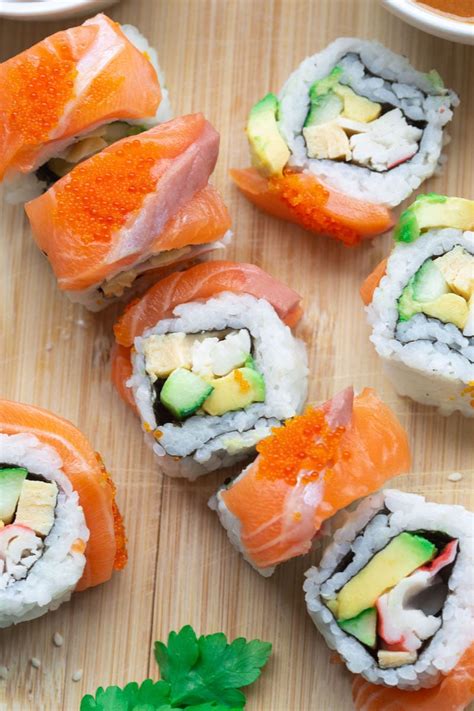 Alaska Roll Easy Sushi Recipe In 5 Minutes