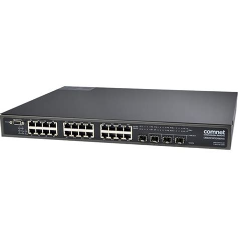 Comnet 24 Port Ethernet Managed Switch With 4