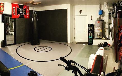 Martial Arts Gym Jiu Jitsu Gym Home Garage Gym Bjj Room Martial