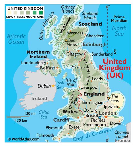 Great Britain Map Regions