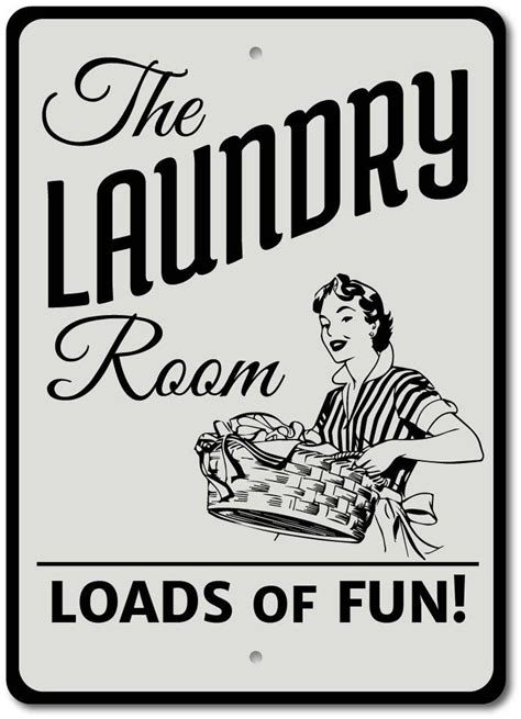 Laundry Room Decor Loads Of Fun Sign Laundry Room Sign Wife Etsy