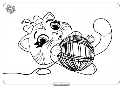 Download Free Printable 44 Cats Pilou Pdf Coloring Pages