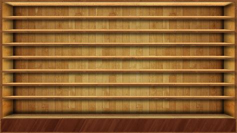 Empty Bookshelf Wallpaper Wallpapersafari