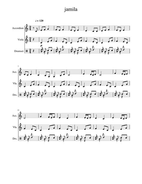 Great Arabic Music Sheet Music For Strings Viola Percussion