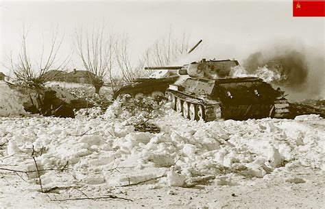 Asisbiz Ostfront Soviet T 34 Tanks Knocked Out During The Battle Of