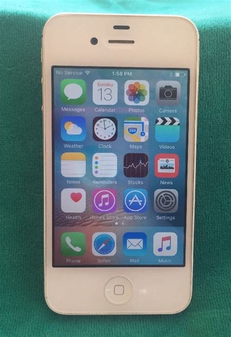 Apple Iphone 4s 8gb White Unlocked Smartphone Att T Mobile