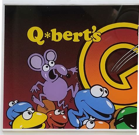 Qbert Qubes Art Package Phoenix Arcade 1 Source For Screen Printed