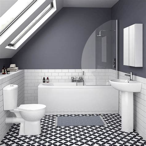 Brisbane 5 Piece Modern Bathroom Suite Victorian Uk