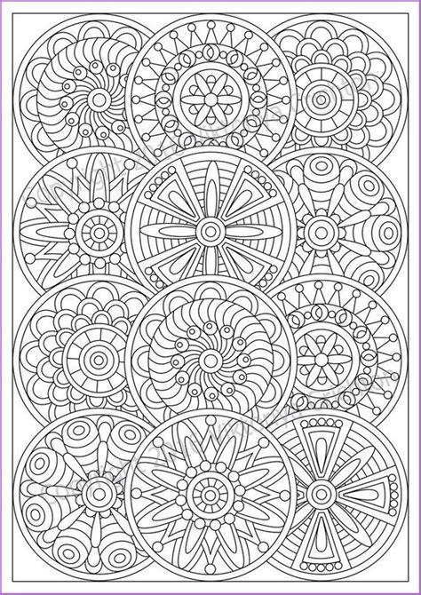 Zentangle books tile with variation and zentangle art book pdf. Mandala Coloring page for adult, PDF, doodle (zentangle) art pattern, printable, doodle flowers ...