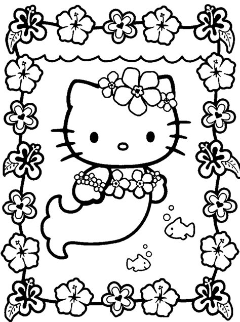 Hello Kitty Princess Coloring Pages - Coloring Home