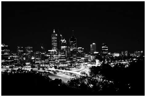 City Lights In Black And White By Neonpanic On Deviantart