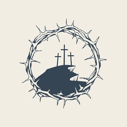 Free Free 222 Cross With Crown Of Thorns Svg SVG PNG EPS DXF File