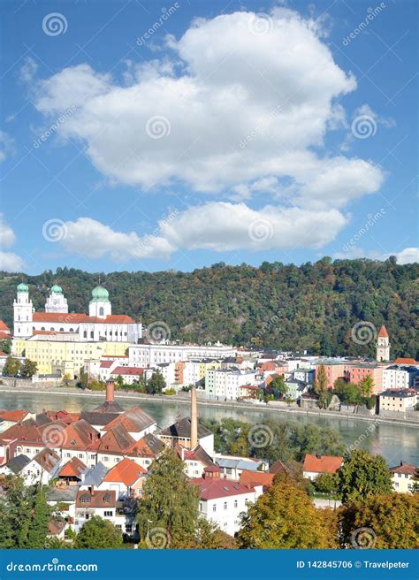 Passau At Danube Riverbavarian Forestgermany Stock Photo Image Of