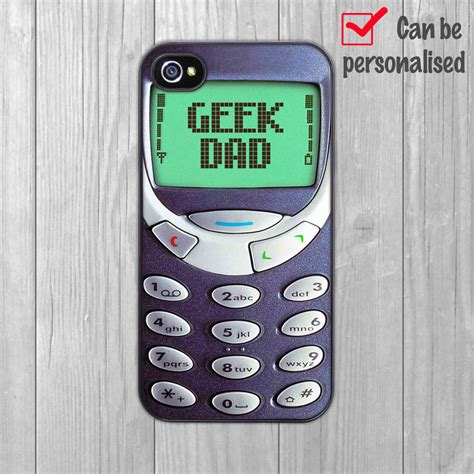Retro Mobile Phone Iphone Case Personalised By Crank