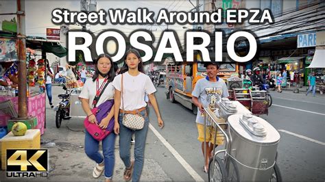 Quick Visit In Epza Rosario Cavite Philippines Street Walking 4k