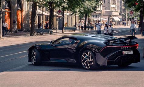 19 Million Bugatti La Voiture Noire Out And About In Zurich The