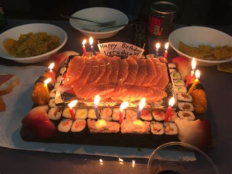 Sushi Birthday Birthday Sushi Food