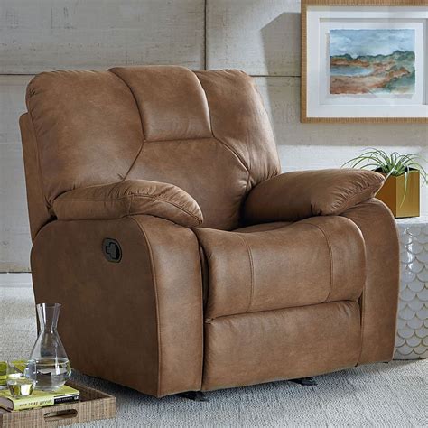 Crosby Rocker Recliner Camel By Standard Furniture Furniturepick