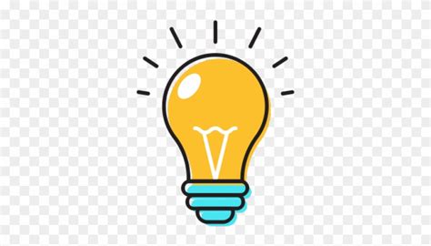 Download Idea Clipart Yellow Bulb Lightbulb Clipart