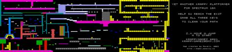 Zx Spectrum Games Yet Another Krappy Platformer Mapa