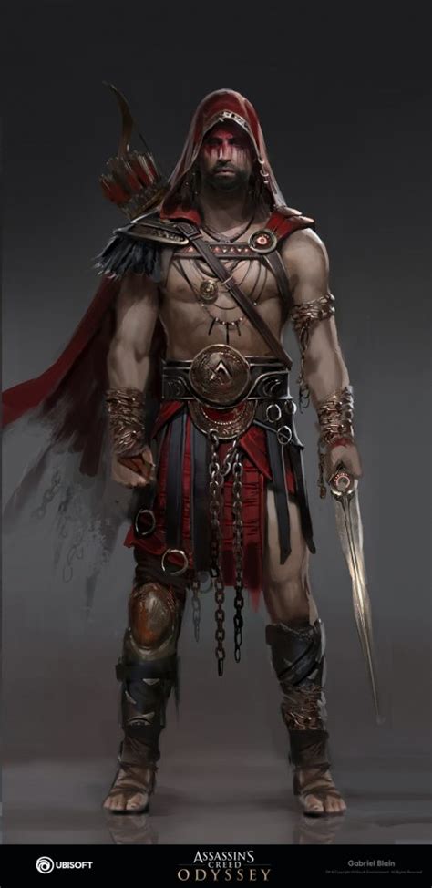 Assassin S Creed Odyssey Character Art By Gabriel Blain 208 Escape