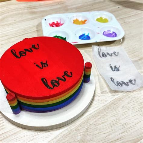 Lgbtq Handmade Coasters