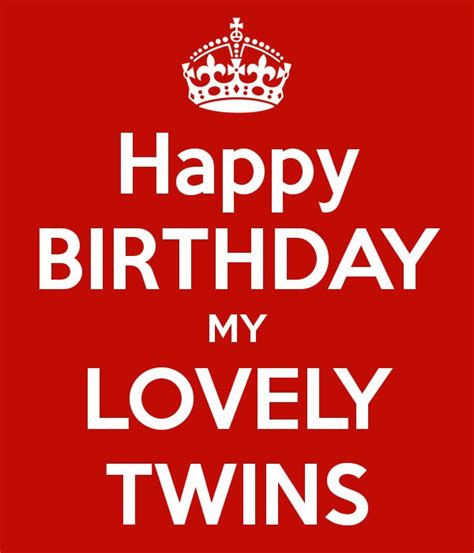 Twin Birthday Quote Happy Birthday My Lovely Twins Twins Birthday