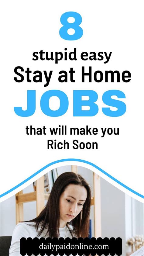 8 Best Stay At Home Jobs That Will Make You Rich Soon Artofit