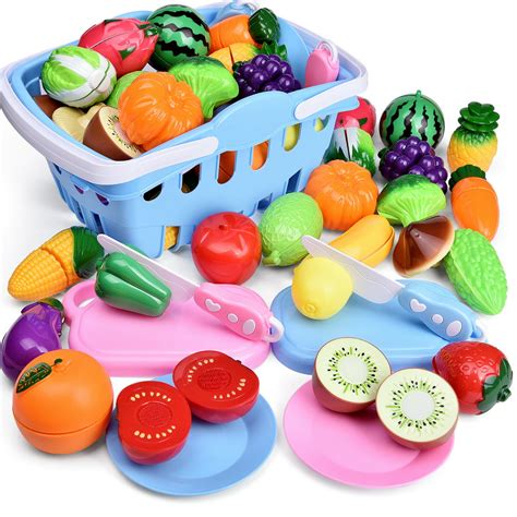 Fun Little Toys 30 Piece Fruits And Vegetables Toy Play Set