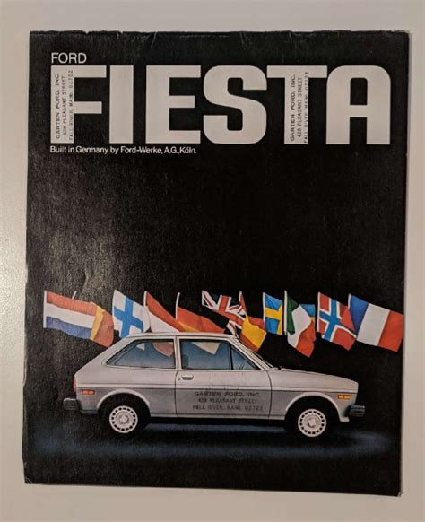 Ford Fiesta Brochures And Catalogs Hobbydb
