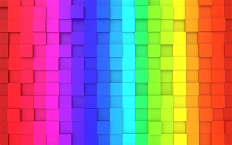 Download Wallpapers Colorful Cubes 4k 3d Cubes Texture Rainbow
