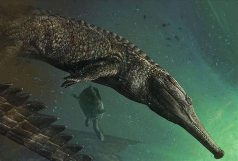 Stand In Awe Of This 30 Foot Long Prehistoric Crocodile