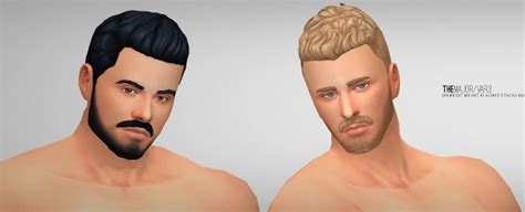 The Major Facial Hair Var3 By Xldsims At Simsworkshop Sims 4 Updates