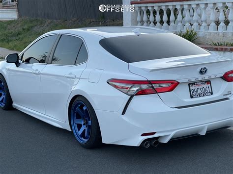 2019 Toyota Camry Wheel Offset Flush Coilovers 1601182 Custom Offsets