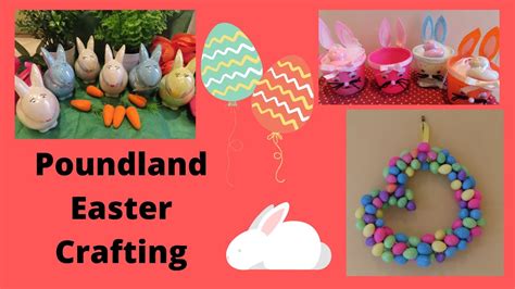 Easterpoundland Spring Crafting Youtube