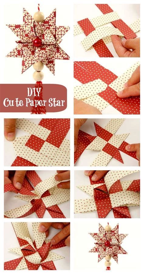 Diy Cute Christmas Star Diy Craft Crafts Easy Crafts Diy Ideas Diy
