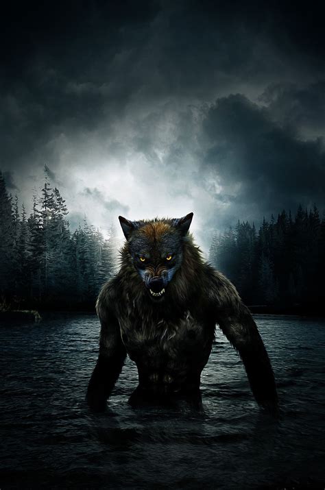 Creatures Werewolf Fantasy Wolf Werewolf Art