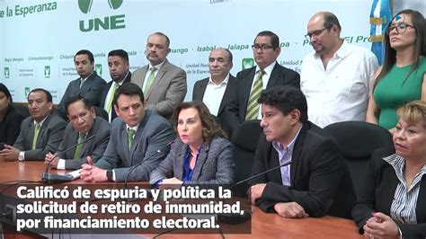Sandra Torres Reacciona Por Solicitud De Antejuicio Por Delitos Electorales