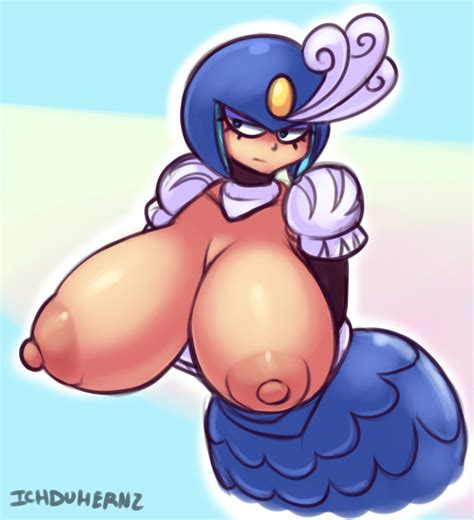 Rule 34 1girls Blush Breasts Ichduhernz Large Breasts Mega Man Mega Man Classic Solo Splash