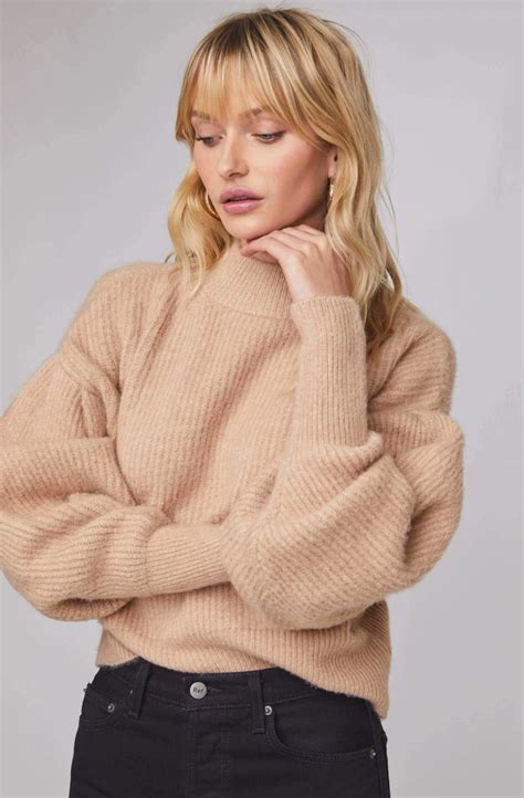 Regis Mock Neck Sweater Mock Neck Sweater Cropped Knit Sweater Stylish Sweaters