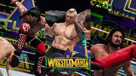 You can watch the kick off show in full below, right here for free. WWE 2K18 WrestleMania 34 Full Show (Part 1) - Prediction ...