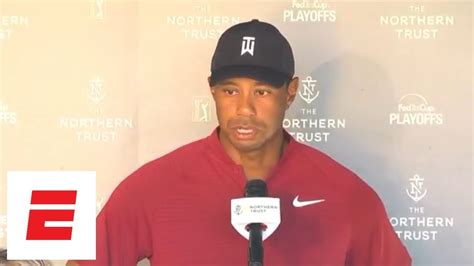 [full] tiger woods press conference after final round of the northern trust espn youtube