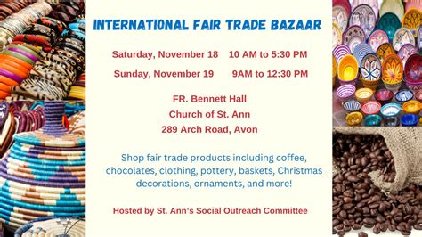 Nov 18 International Free Trade Bazaar Avon Ct Patch