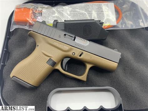 Armslist For Sale Glock 42 380 Acp Fde Handgun
