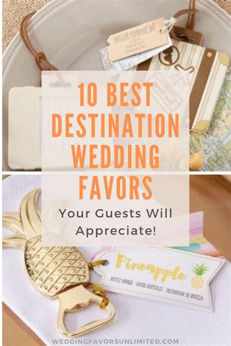 10 Best Destination Wedding Favors Your Guests Will Appreciate