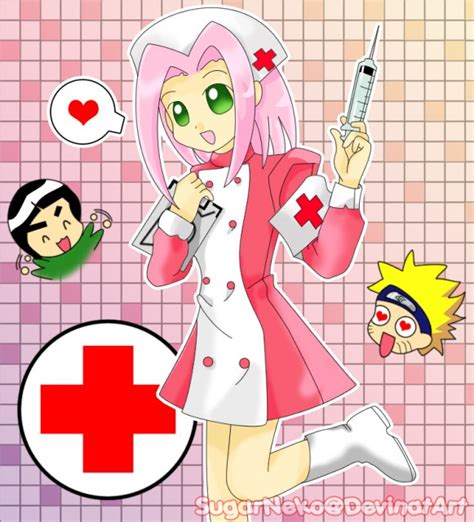 Naruto Nurse Sakura Minitokyo