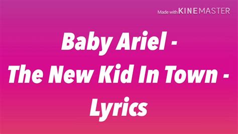 Zombies 2 Baby Ariel The New Kid In Town Lyrics Youtube
