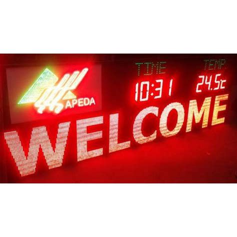 Led Display Board At Rs 2000square Feet Light Emitting Diode Display