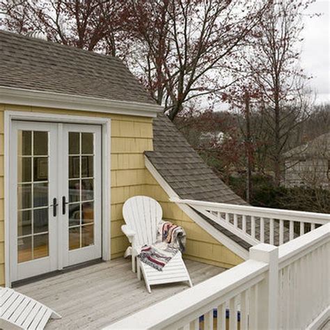 Second Floor Deck With Screened In Porch Design And Stairs 15 With