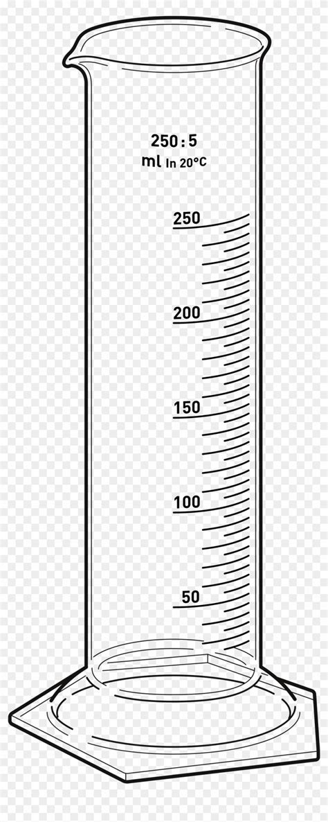 Beaker Clipart Graduated Cylinder 50 Ml Graduated Cylinder Drawing